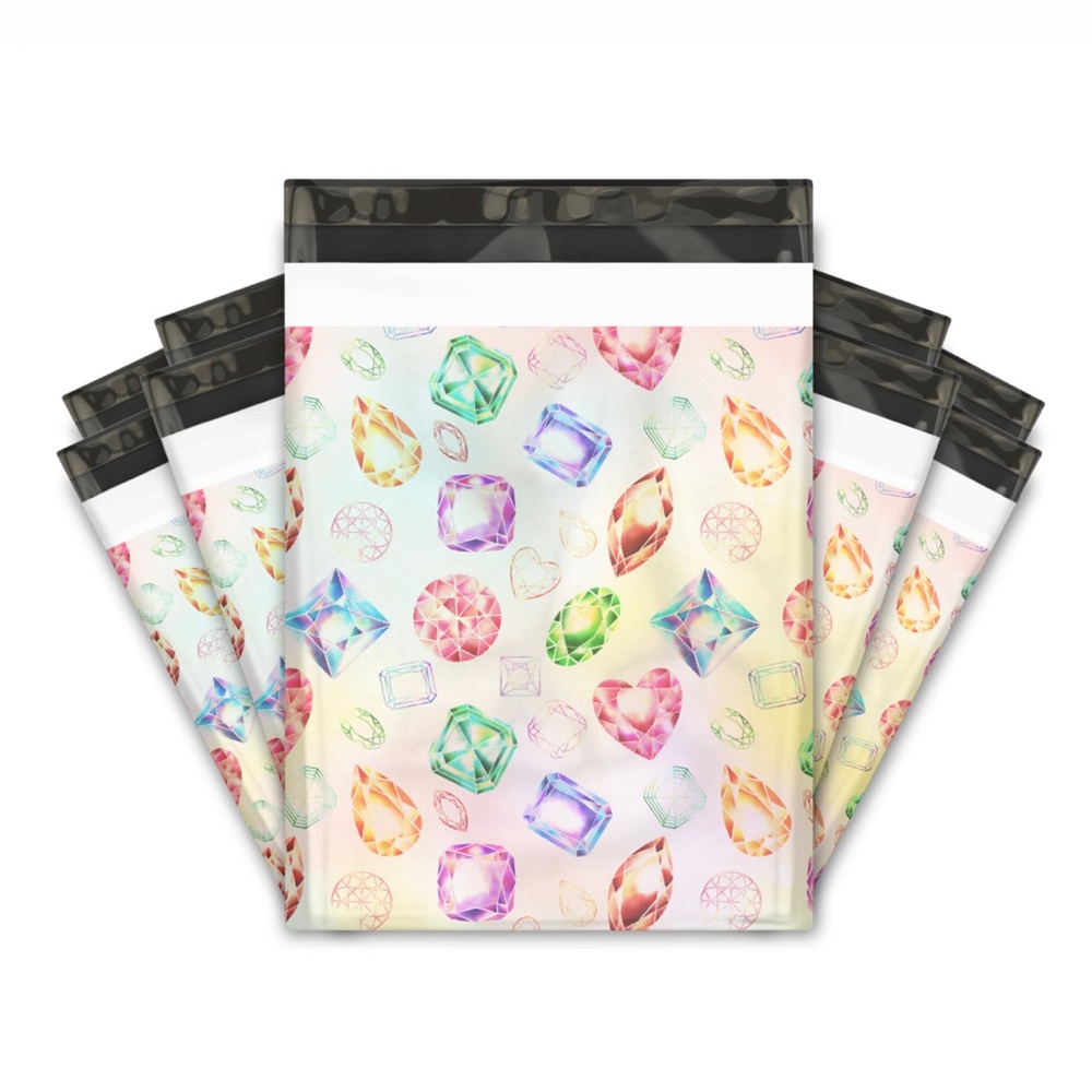 25 10X13 Poly Mailers Gems & Jewels PRICE IS FIRM - Picture 12 of 13